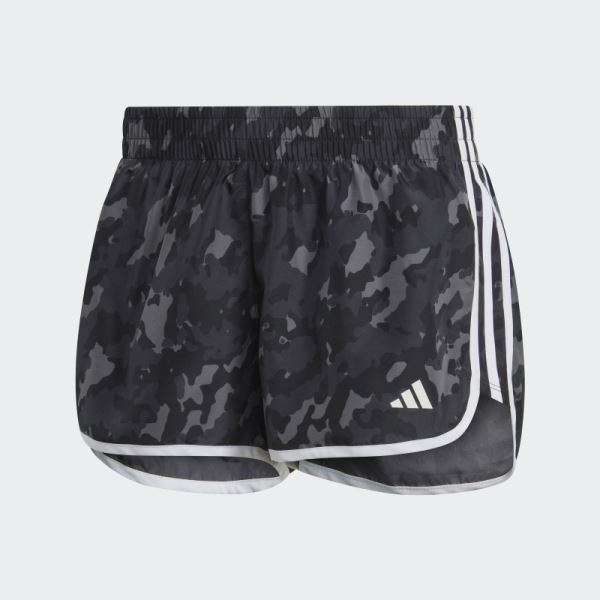 Marathon 20 Camo Running Shorts Carbon Adidas