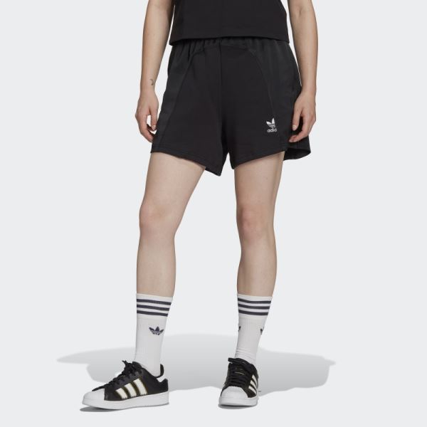 Adicolor Split Trefoil Shorts Black Adidas