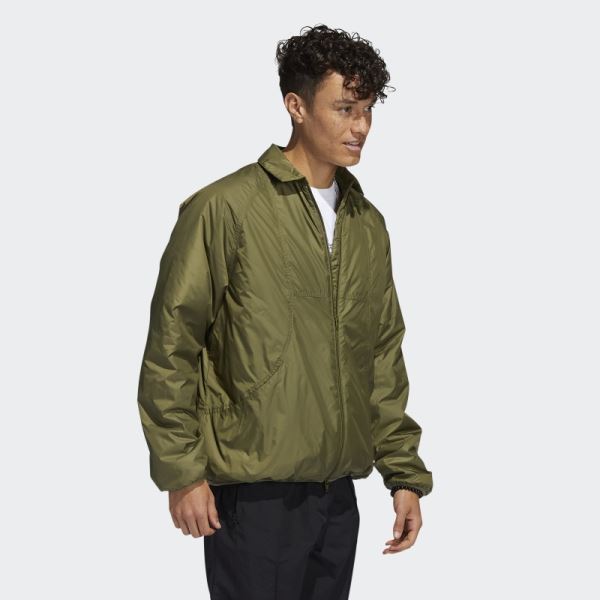 Insulated Coach Jacket (Gender Neutral) Olive Adidas