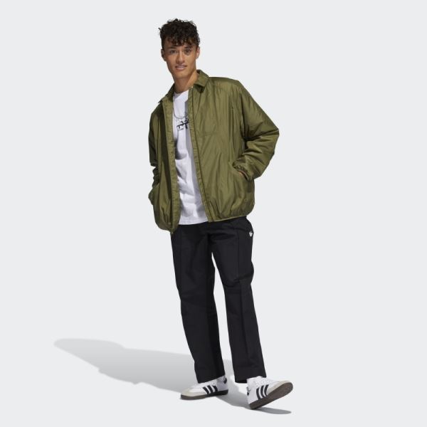 Insulated Coach Jacket (Gender Neutral) Olive Adidas