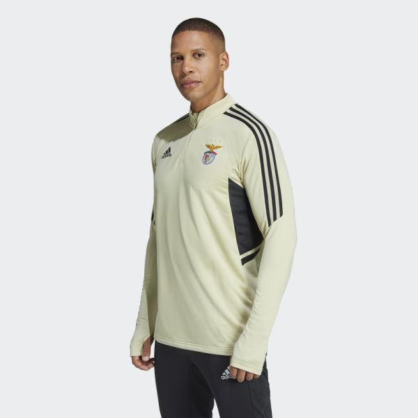 Adidas Benfica Condivo Training Top Sandy Beige