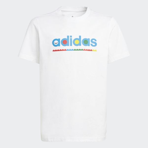 White Hot Adidas x LEGO Graphic Tee