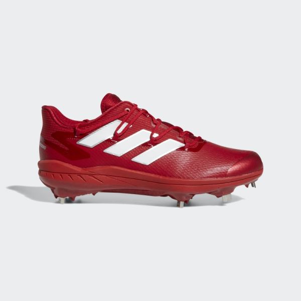 Red Adizero Afterburner 8 Cleats Adidas