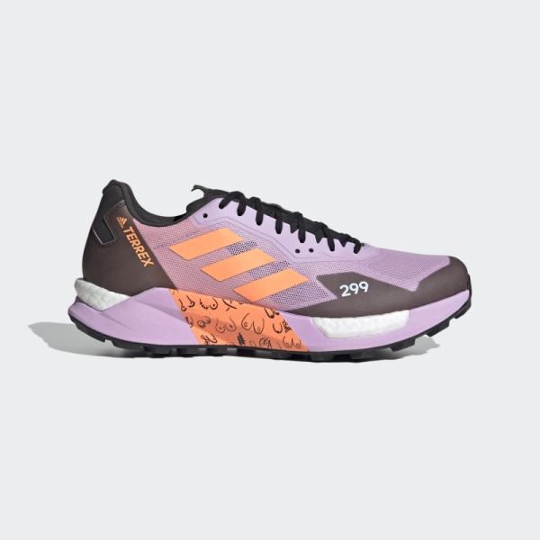 TERREX Agravic Ultra BCA Trail Running Shoes Adidas Lilac