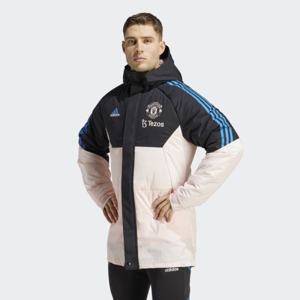 Adidas Black Manchester United Condivo 22 Stadium Parka