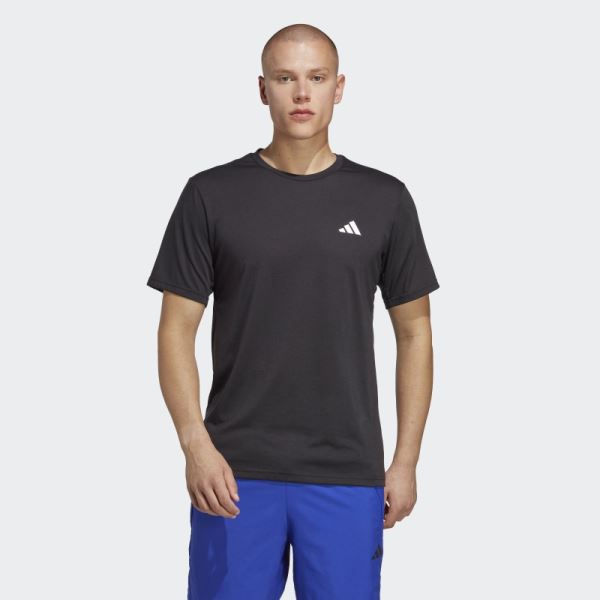 Adidas Black Train Essentials Comfort Training Tee