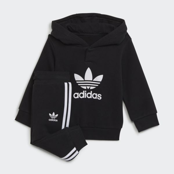 Adidas Adicolor Hoodie White Set