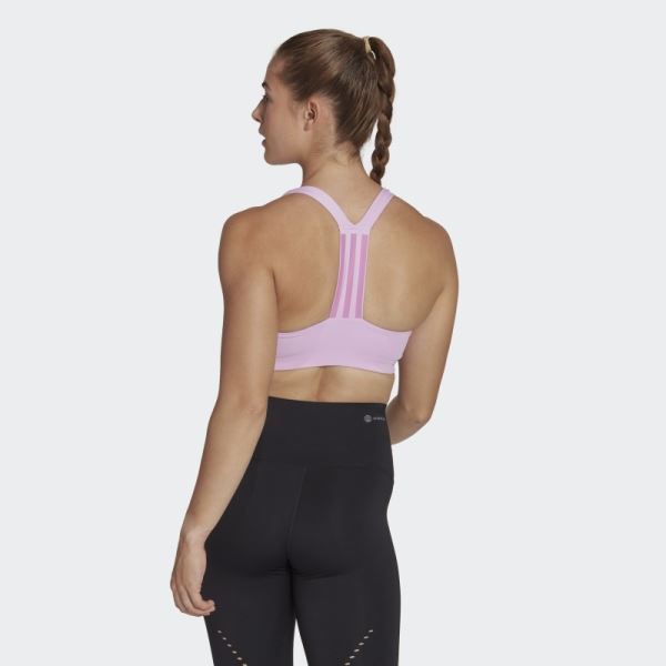 Powerimpact Training Medium-Support Bra Adidas Lilac