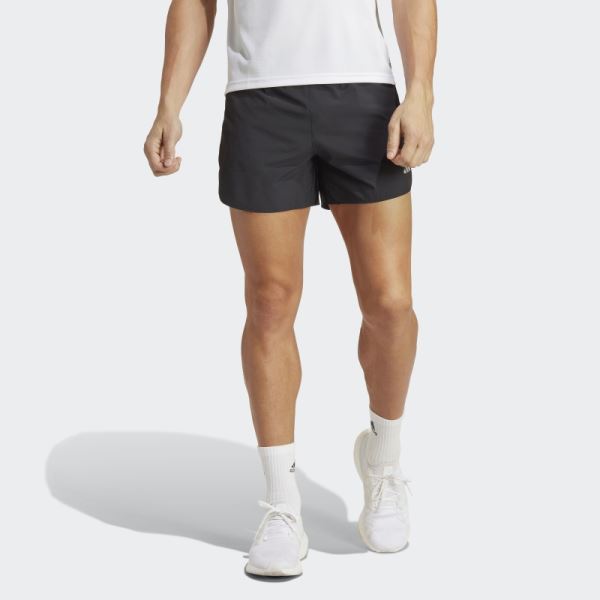 Run Icons 3-Stripes Shorts Adidas Black