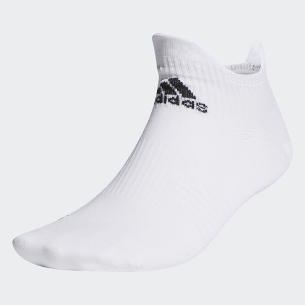 White Adidas LOW-CUT RUNNING SOCKS