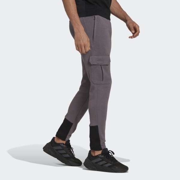 Adidas Trace Grey Future Icons Fleece Cargo Pants