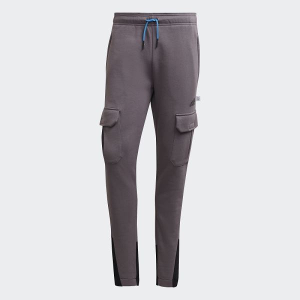 Adidas Trace Grey Future Icons Fleece Cargo Pants