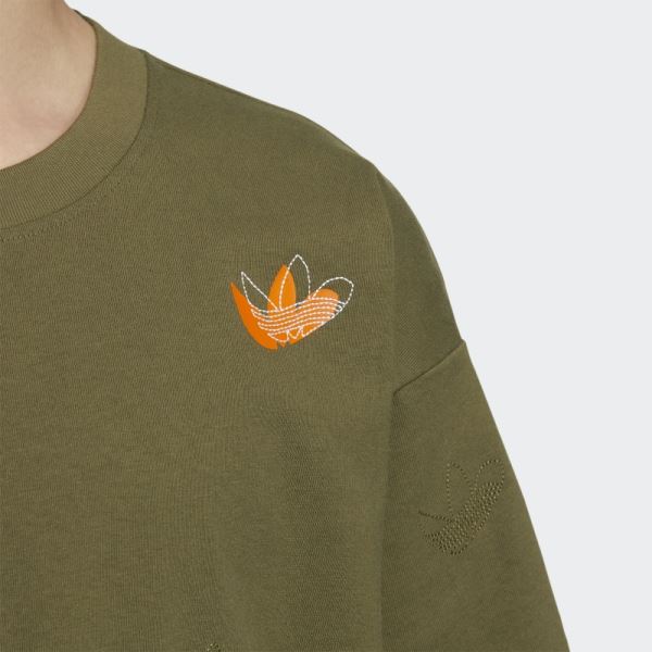 Adidas Outdoor Scatter Tee Olive