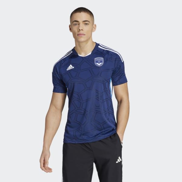 Adidas Girondins de Bordeaux Pre-Match Jersey Navy Blue