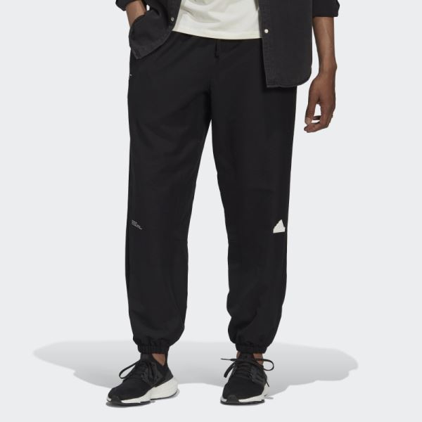 Adidas Woven Tracksuit Bottoms Black