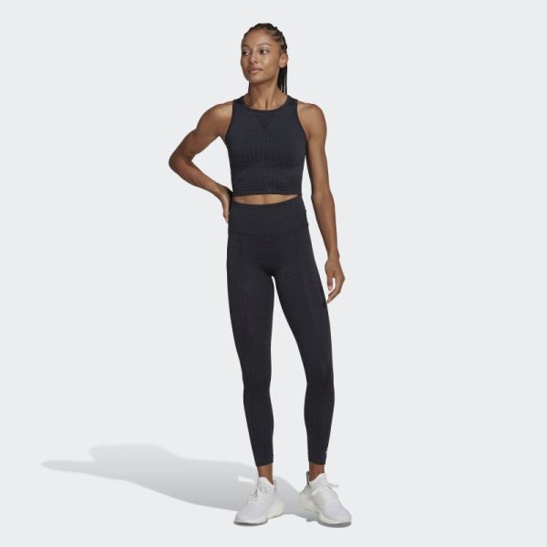 FORMOTION Sculpt Croco 7/8 Leggings Black Adidas