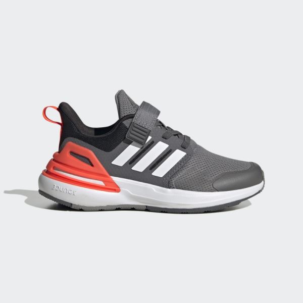 Adidas RapidaSport Bounce Elastic Lace Top Strap Shoes Grey