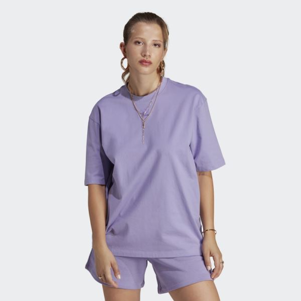 Lilac Adidas Adicolor Essentials Tee