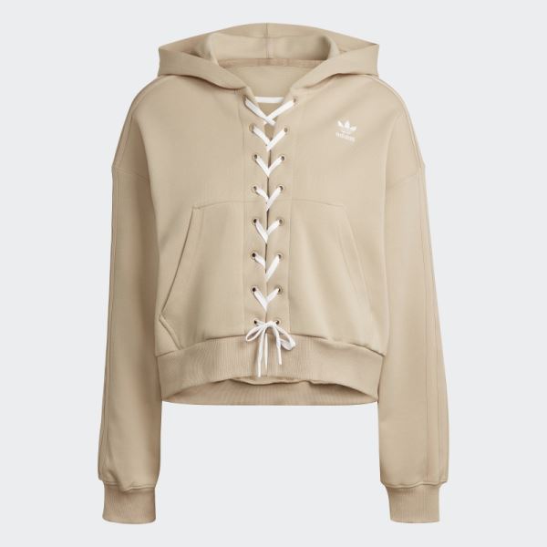 Adidas Beige Always Original Laced Hoodie