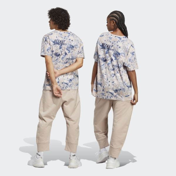 Taupe Adidas x Parley 7/8 Pants (Gender Neutral) Fashion