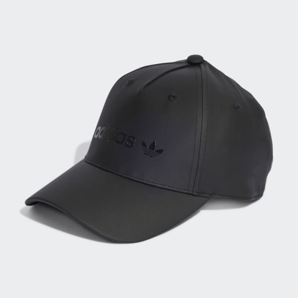 Black Satin Baseball Cap Adidas