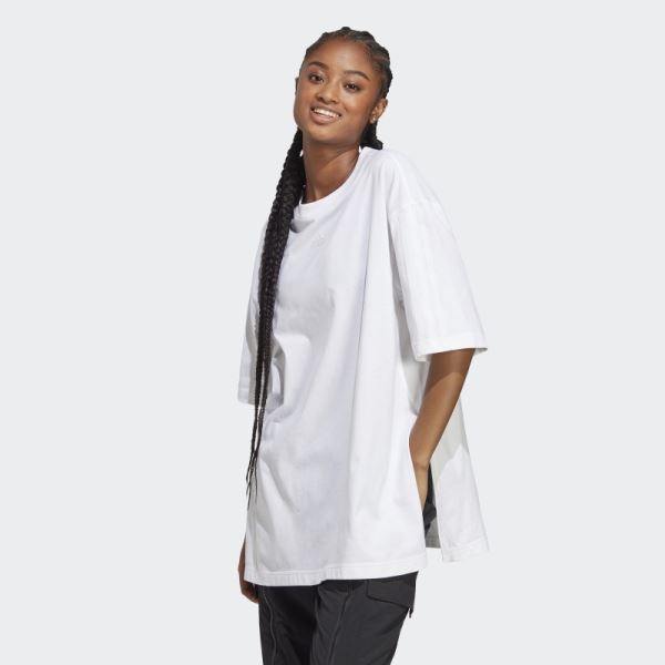 Adidas Dance Oversized Tee White