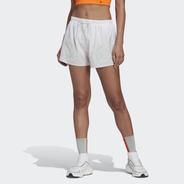 White Adidas by Stella McCartney TruePace Running Shorts Fashion