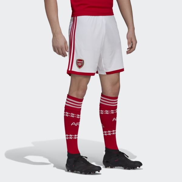 Arsenal 22/23 Home Shorts White Adidas