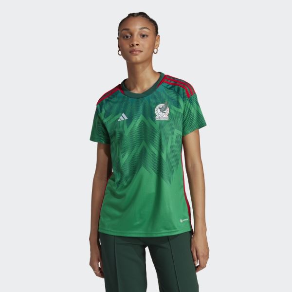 Fashion Adidas Mexico 22 Home Jersey Green