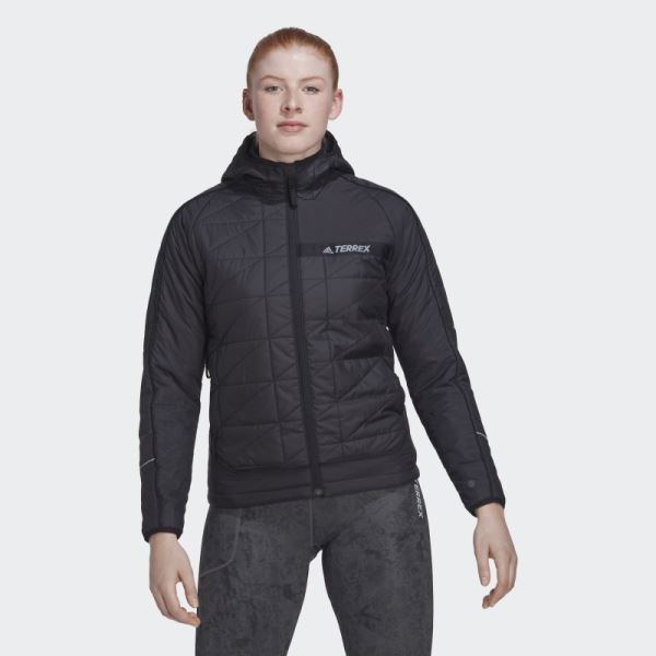 Terrex Multi Insulated Hooded Jacket Black Adidas