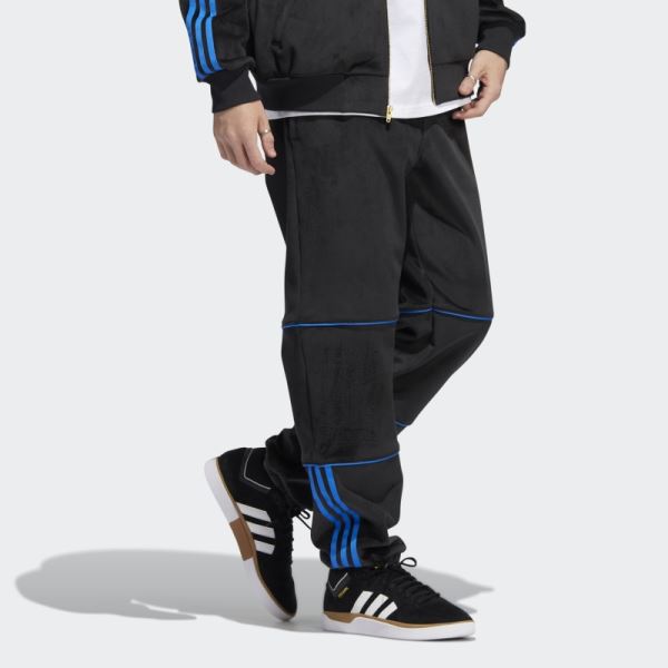 Tyshawn Velour Track Pants (Gender Neutral) Adidas Black