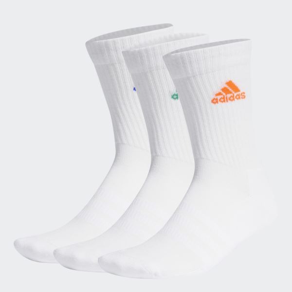 Adidas Cushioned Crew Socks 3 Pairs Red