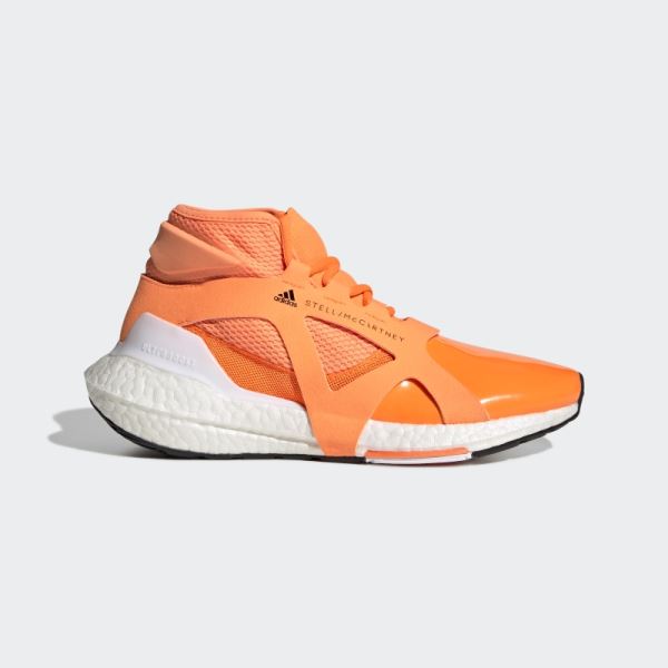 Orange Adidas by Stella McCartney Ultraboost 21 Running Shoes Hot