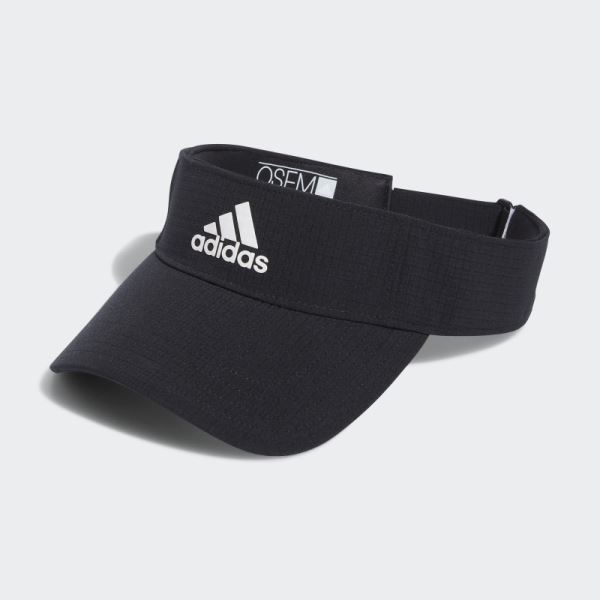 Hot Black Adidas Golf Tour Visor