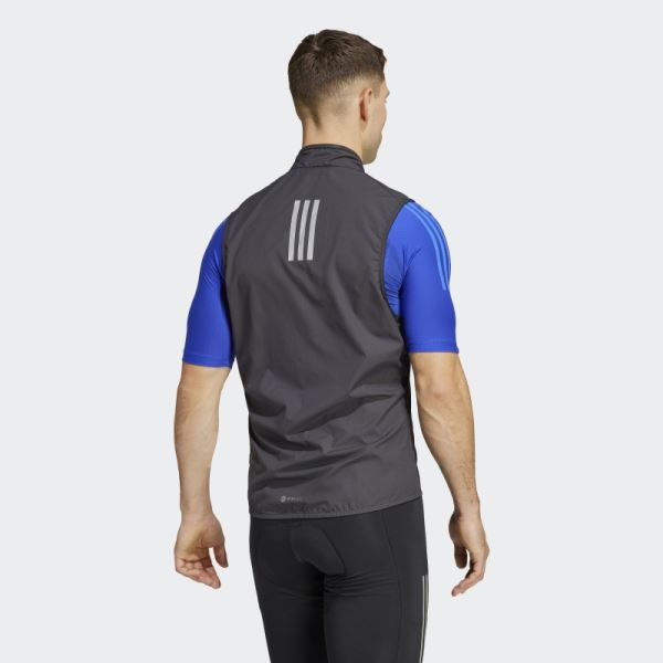 Black Adidas THE WIND.RDY CYCLING GILET