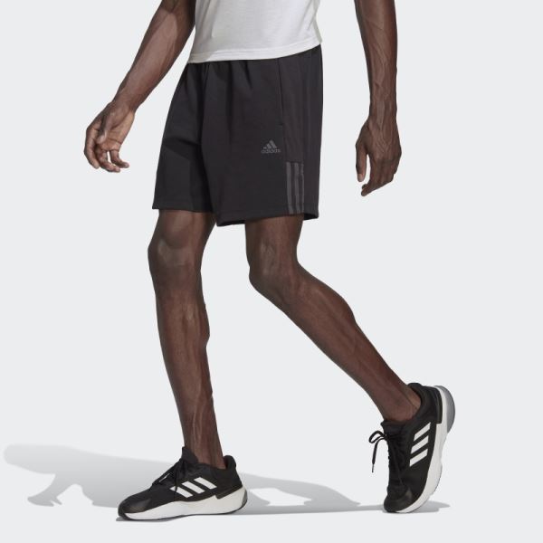 Black Adidas AEROREADY Yoga Shorts