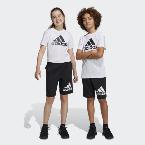 Essentials Big Logo Cotton Shorts Adidas Black