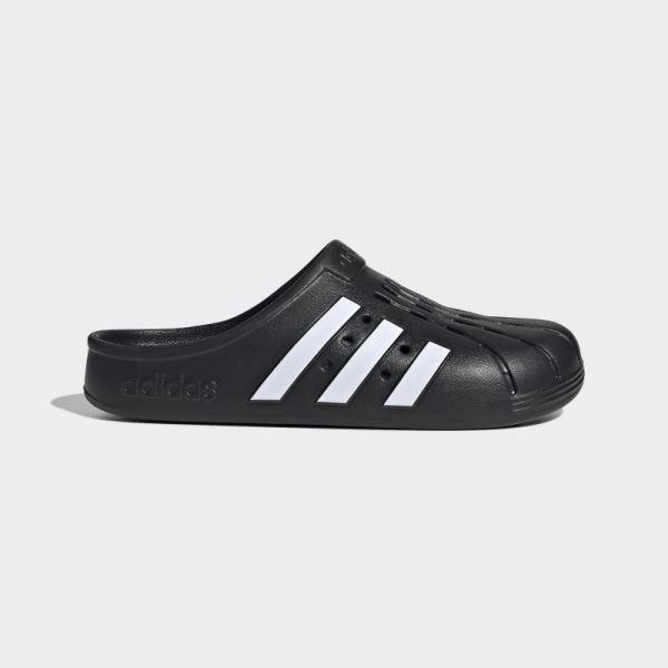 Black Adilette Clogs Adidas