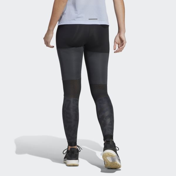 Terrex Agravic Trail Running Leggings Adidas Carbon