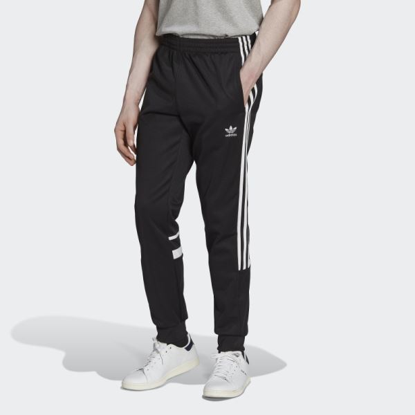 Adidas Black Adicolor Classics Cut Line Pants