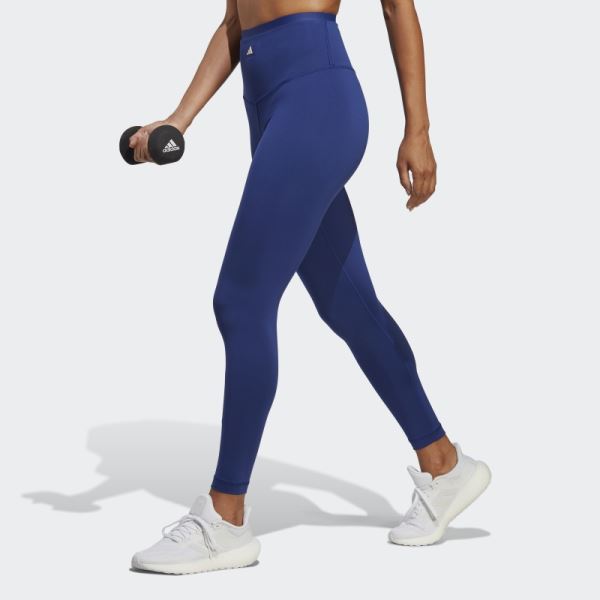 Sports Club High-Waist 7/8 Leggings Adidas Victory Blue