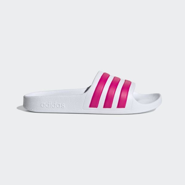 Adilette Aqua Slides White Adidas