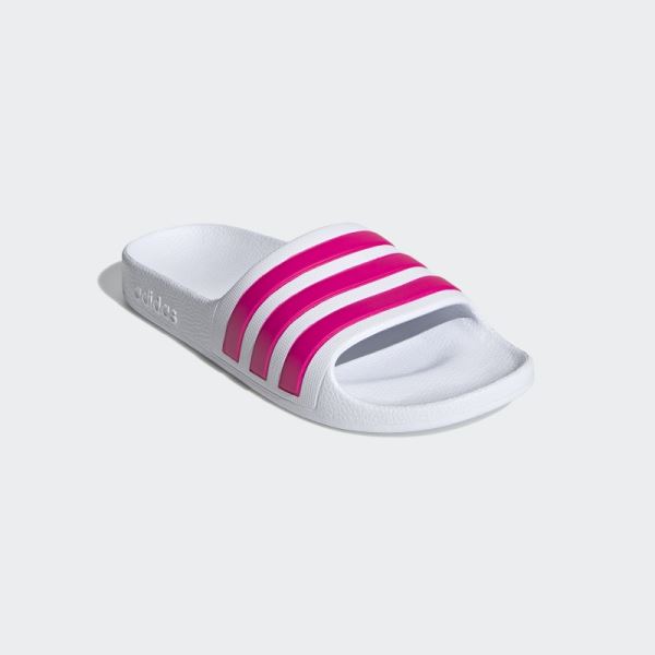 Adilette Aqua Slides White Adidas