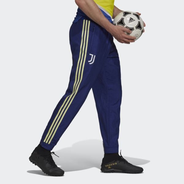 Victory Blue Adidas Juventus Icons Woven Tracksuit Bottoms