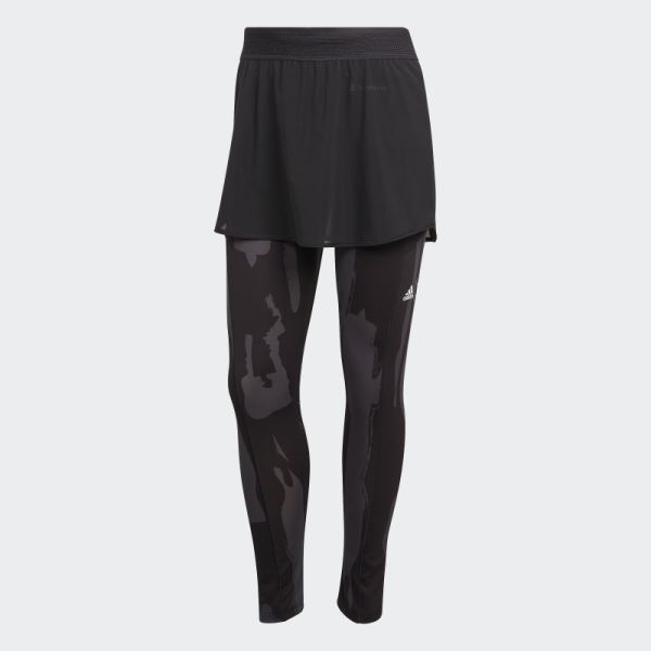 Adidas Tennis New York 2-in-1 7/8 Tights Black Fashion