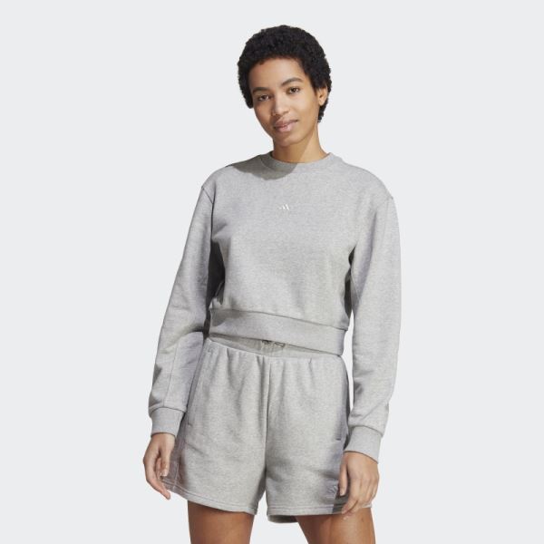 Medium Grey All SZN French Terry Sweatshirt Adidas