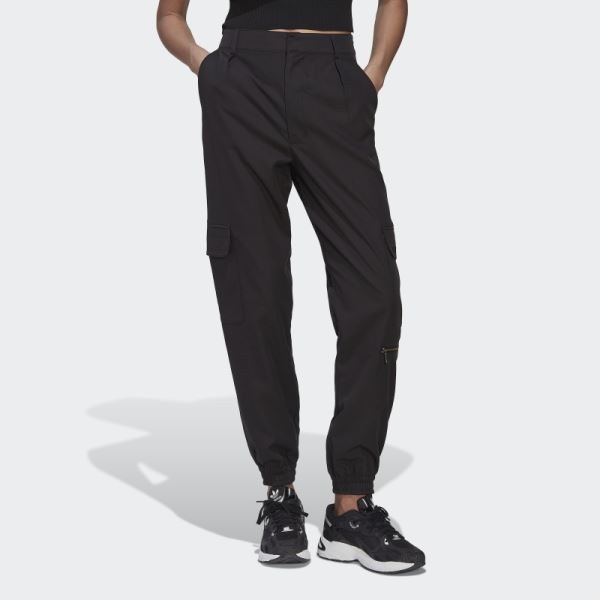 Adicolor Contempo Tailored Cargo Pants (Gender Neutral) Black Adidas