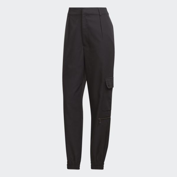 Adicolor Contempo Tailored Cargo Pants (Gender Neutral) Black Adidas