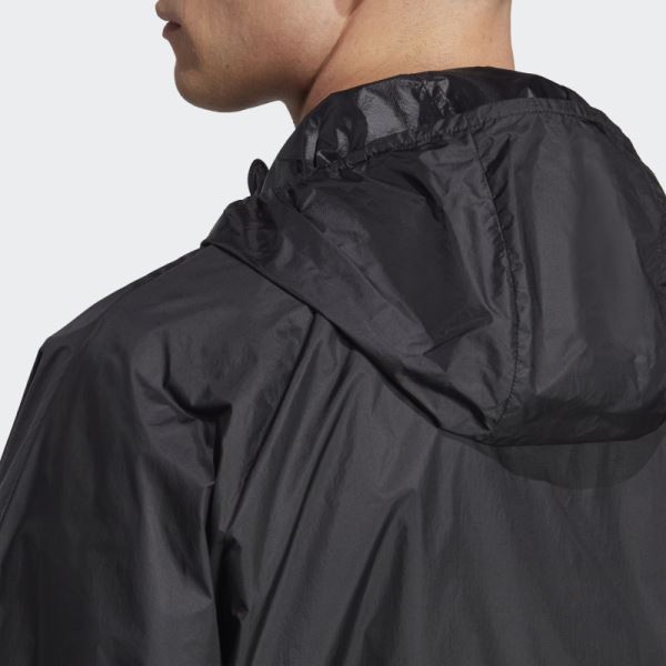 Adidas Black WIND.RDY Hooded Anorak