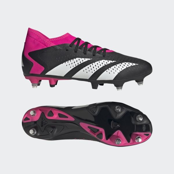 Pink Adidas Predator Accuracy.3 Soft Ground Boots Fashion